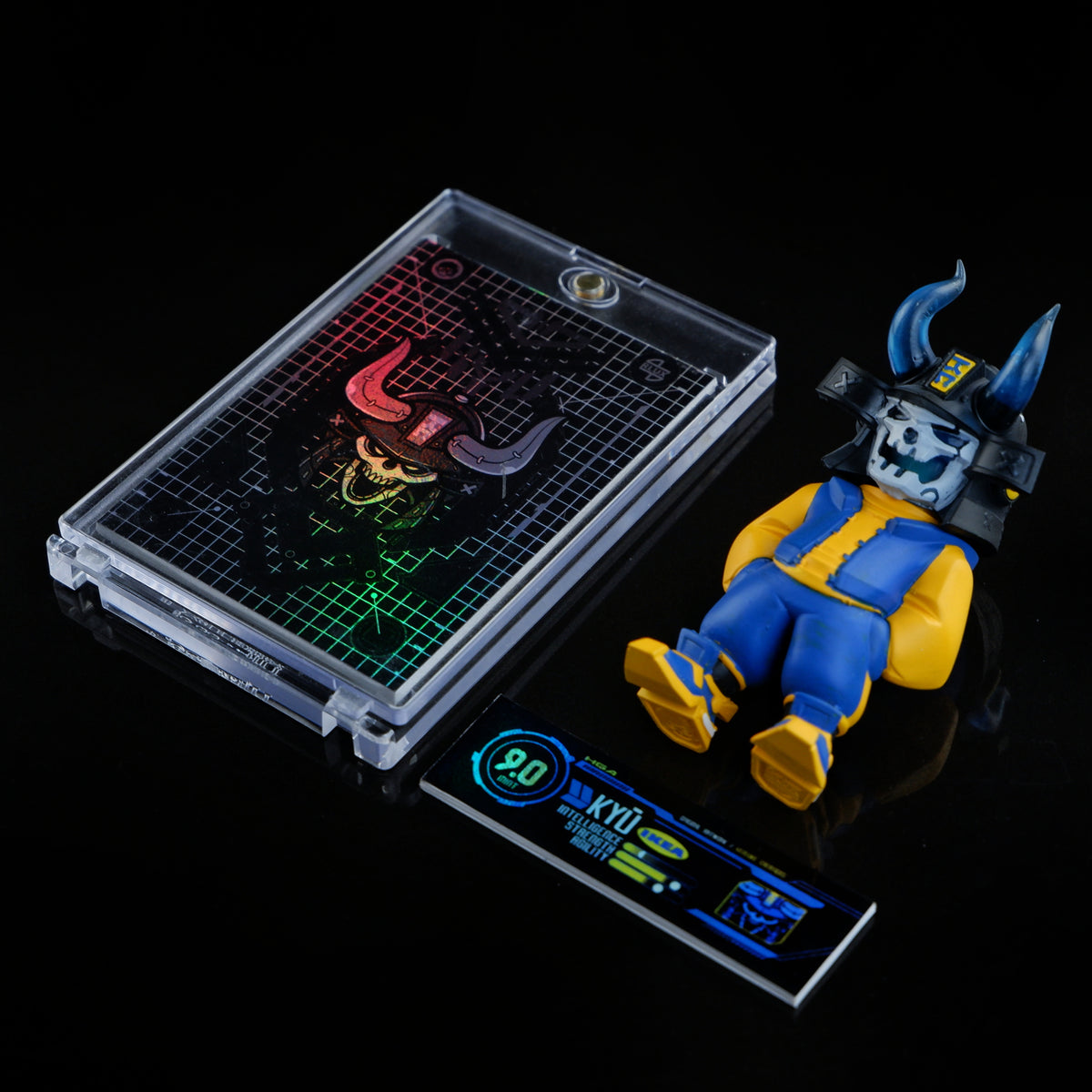 Kyū IDEA 3&quot; Resin Toy and Foil Card by Kensuke Creations x RLUX Customs