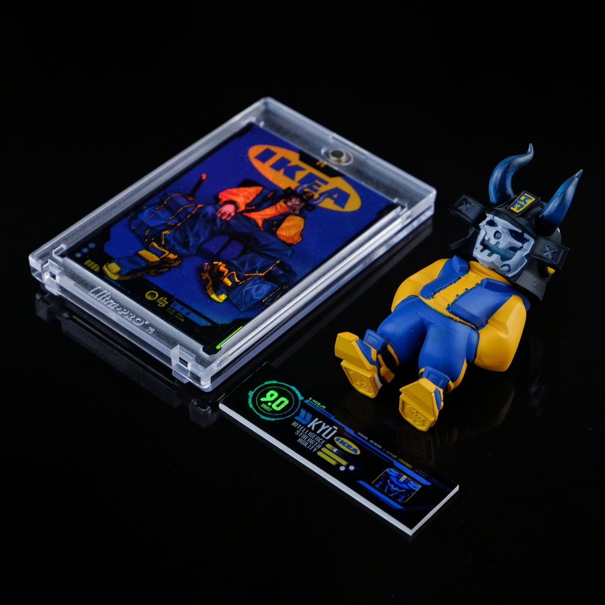Kyū IDEA 3&quot; Resin Toy and Foil Card by Kensuke Creations x RLUX Customs