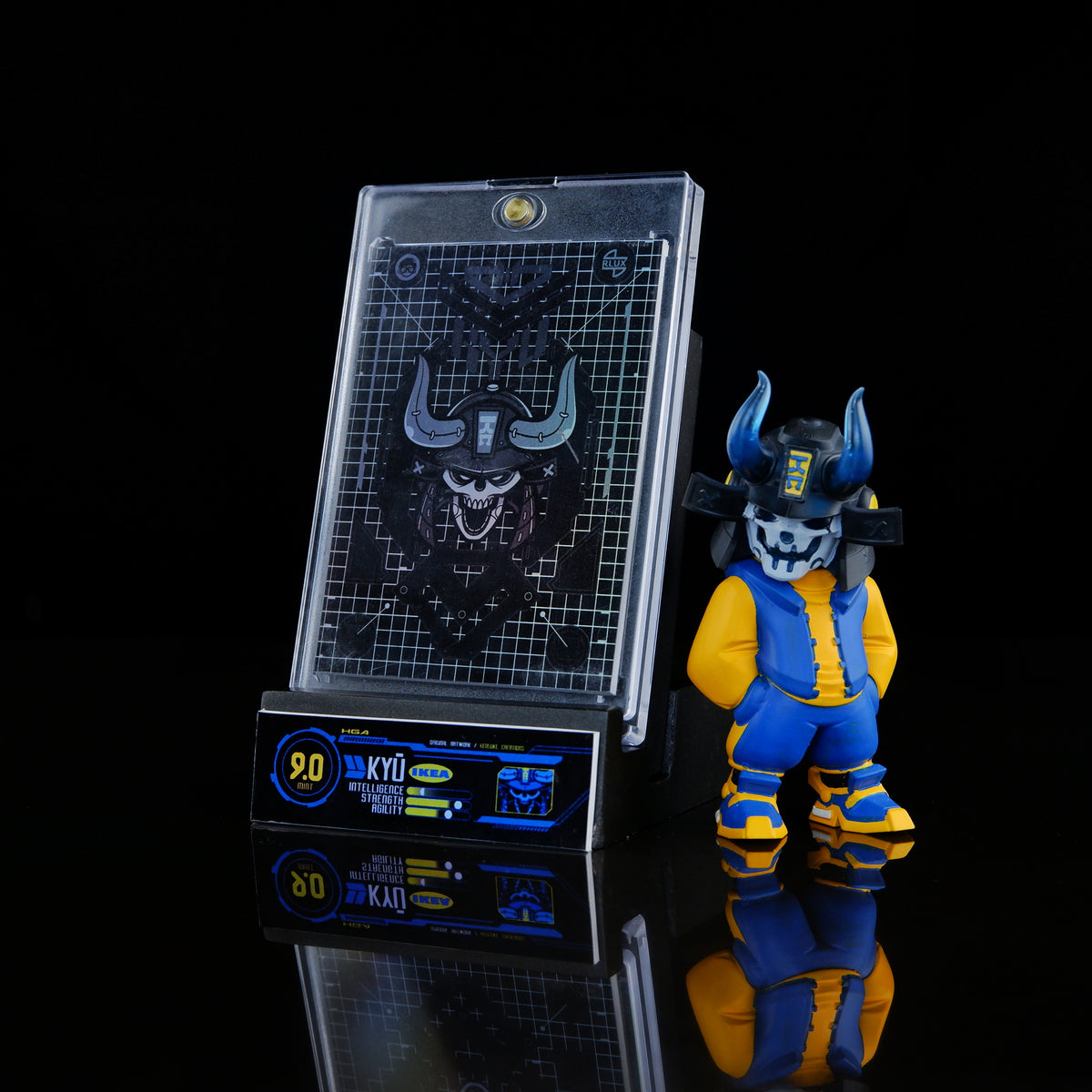 Kyū IDEA 3&quot; Resin Toy and Foil Card by Kensuke Creations x RLUX Customs
