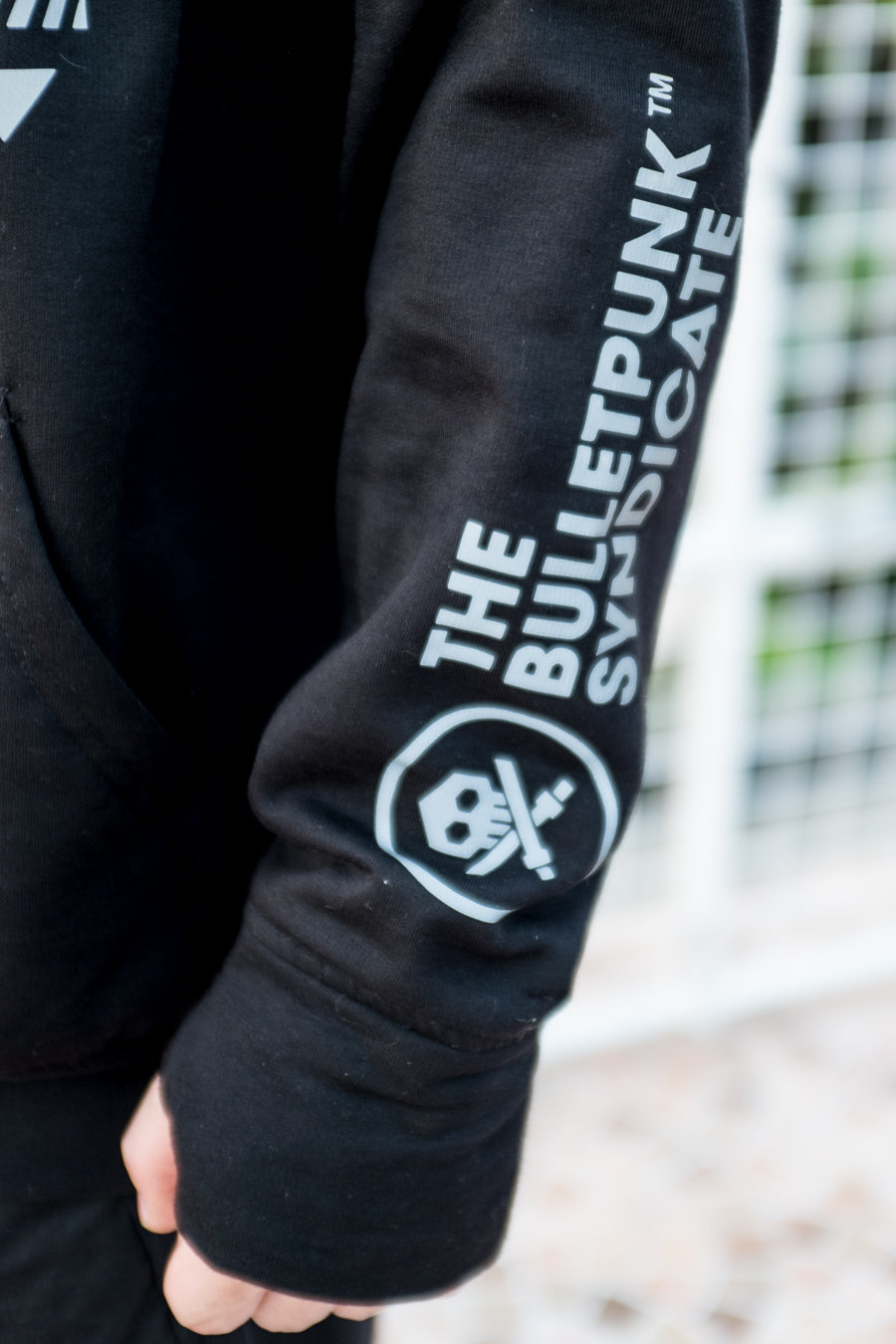 TEQMASK MARIKO X TEQ Black HOODIE by Quiccs X Flipeye