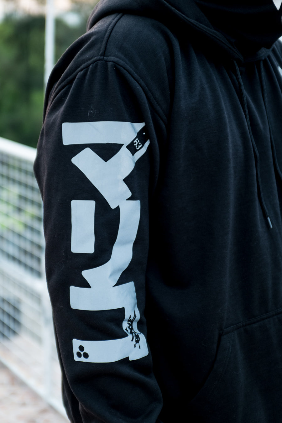 TEQMASK MARIKO X TEQ Black HOODIE by Quiccs X Flipeye