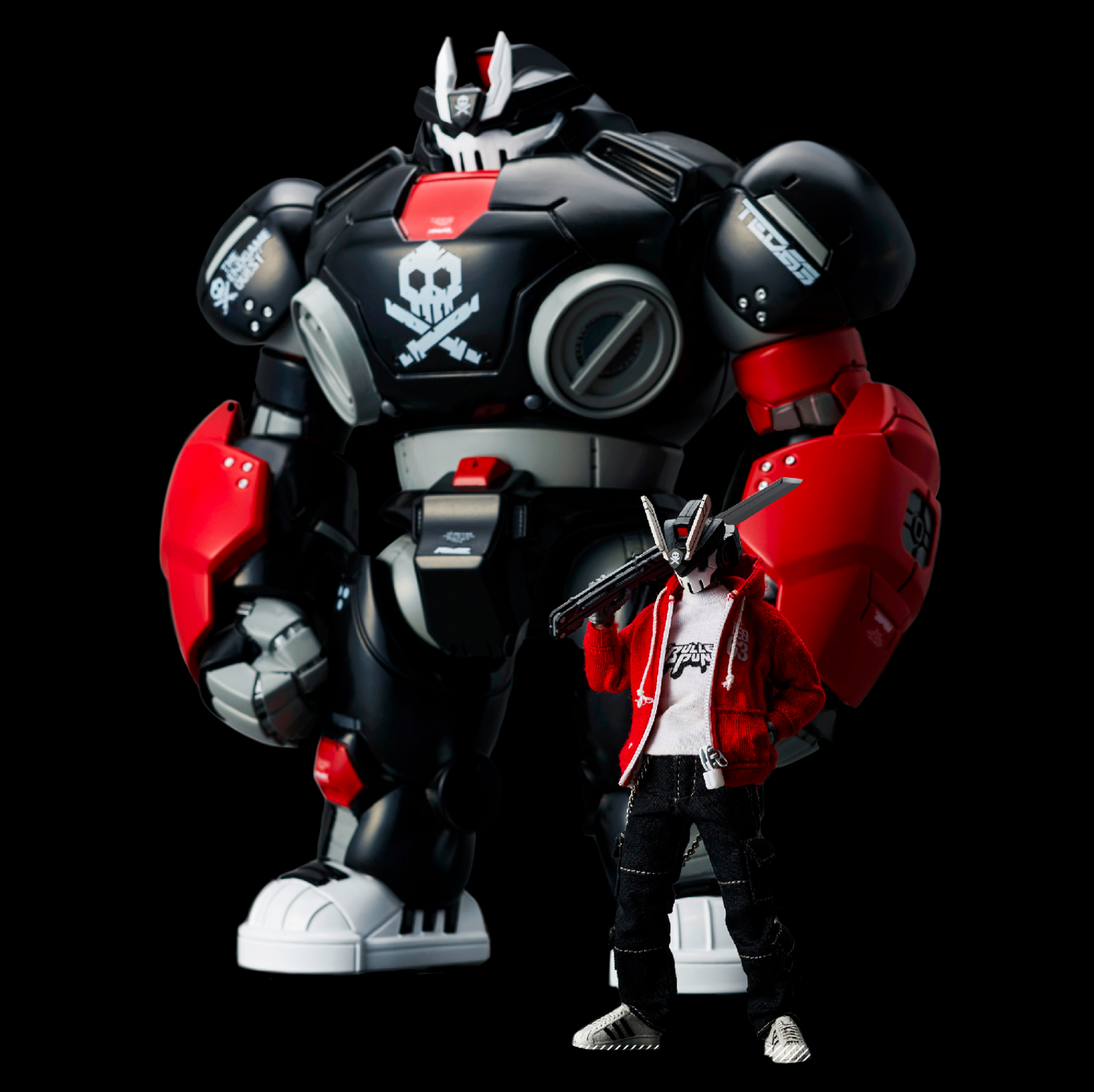 1:12 NUTBUSTER + 1:12 OG Red TEQ63 by Quiccs x Devil Toys