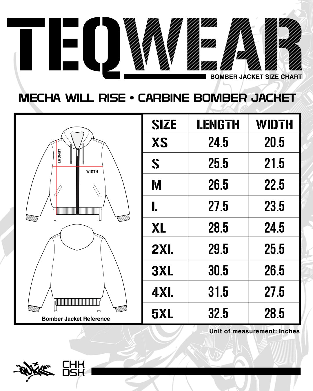 OG BLUE CARBINE Blue Bomber Jacket by CHKDSK x Flipeye X Quiccs