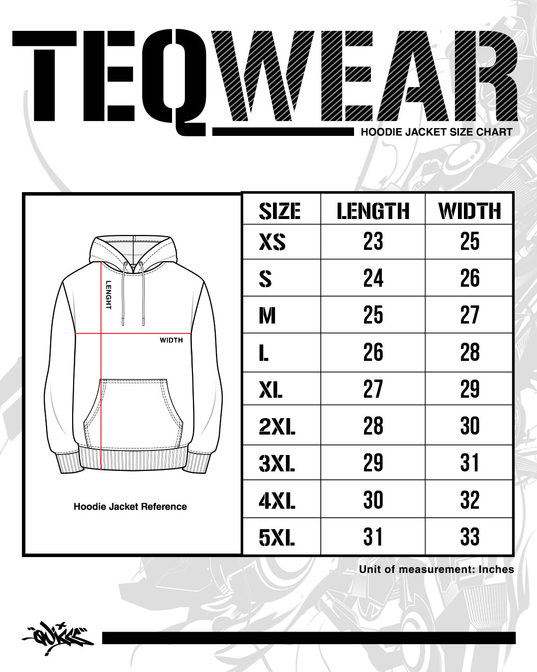 TEQMASK MARIKO X TEQ Black HOODIE by Quiccs X Flipeye