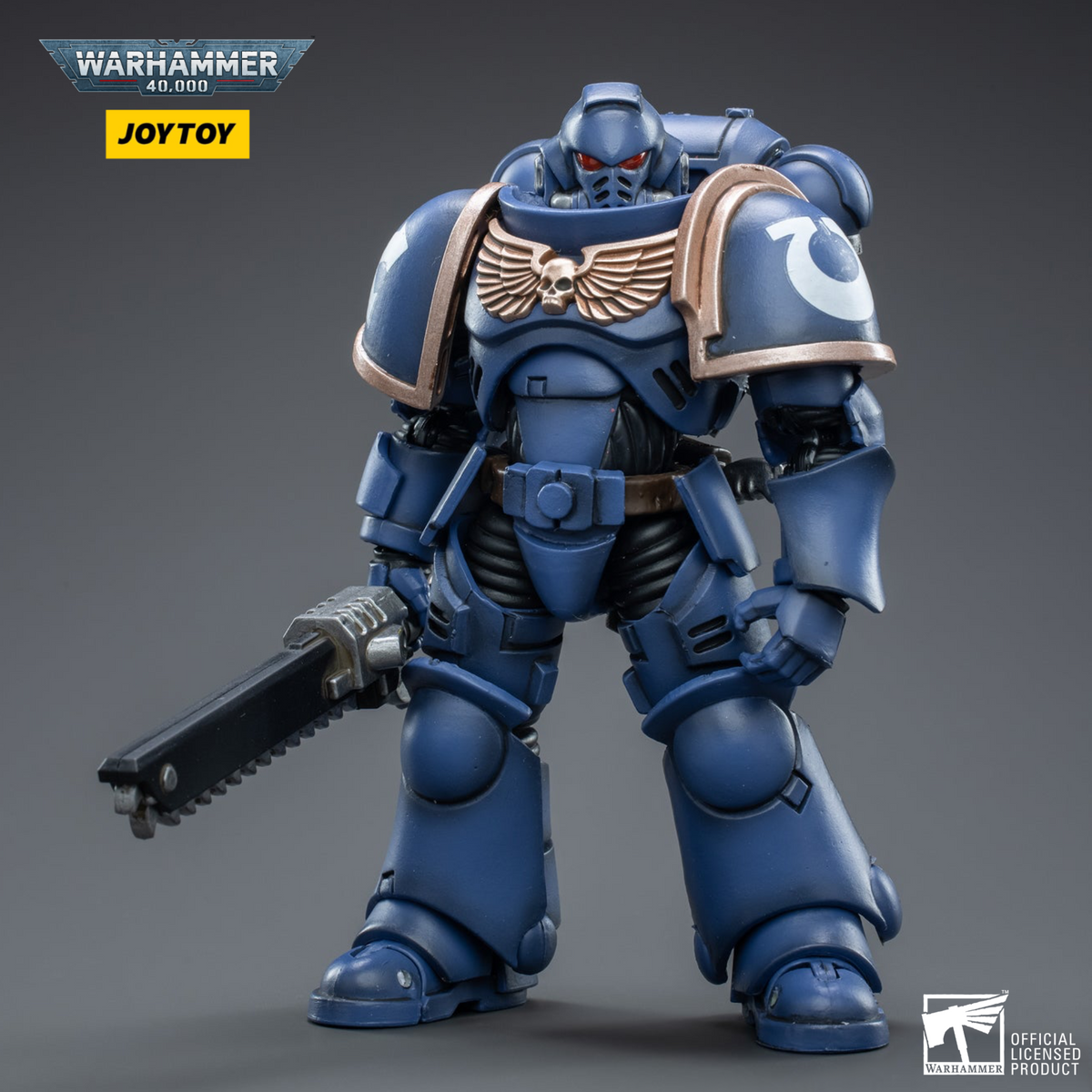 Warhammer 40k Ultramarines Primaris Assault Intercessor 1/18 Scale by JoyToy