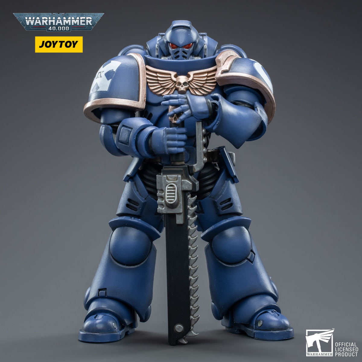 Warhammer 40k Ultramarines Primaris Assault Intercessor 1/18 Scale by JoyToy