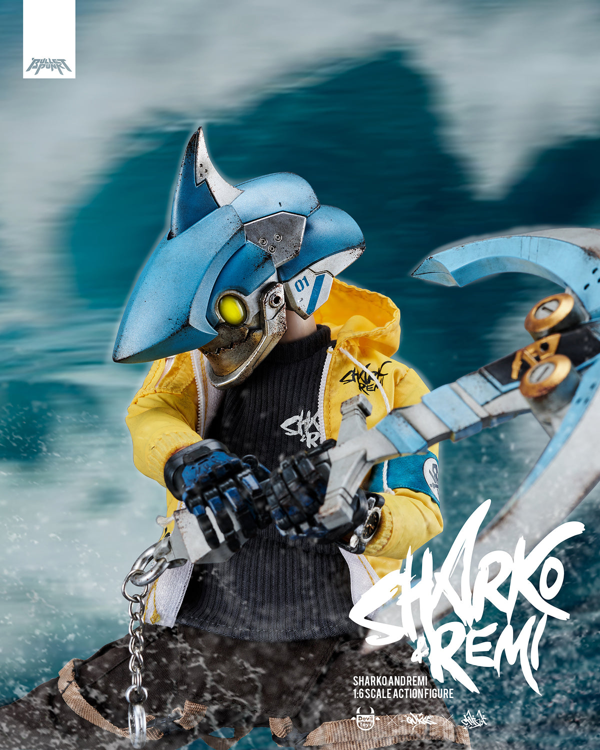 SHARKO &amp; REMI 1/6 SCALE FIGURES(Yellow Submariner) By Quiccs x CHKDSK x Devil Toys