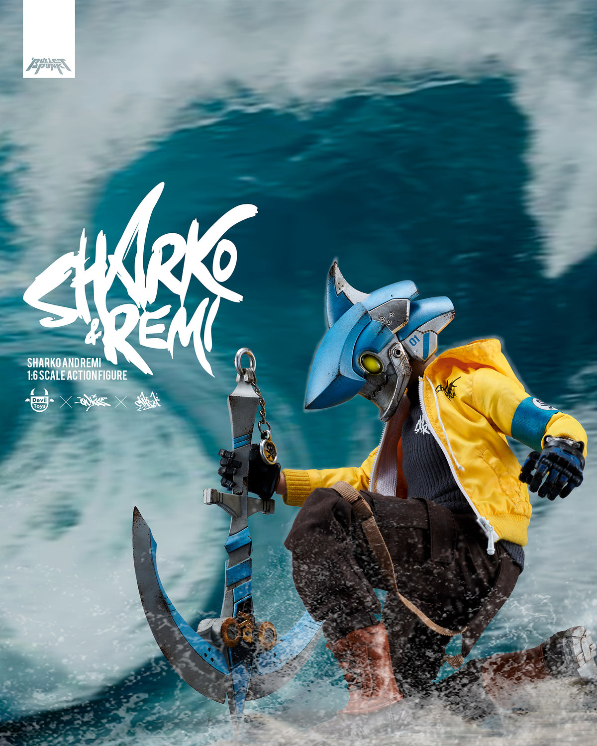 SHARKO &amp; REMI 1/6 SCALE FIGURES(Yellow Submariner) By Quiccs x CHKDSK x Devil Toys