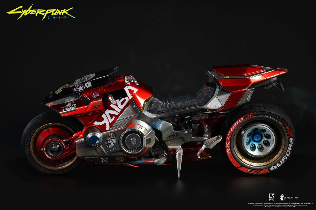 Cyberpunk 2077 1/6 V Figures and Yaiba Kusanagi Motorcycle by Pure Arts
