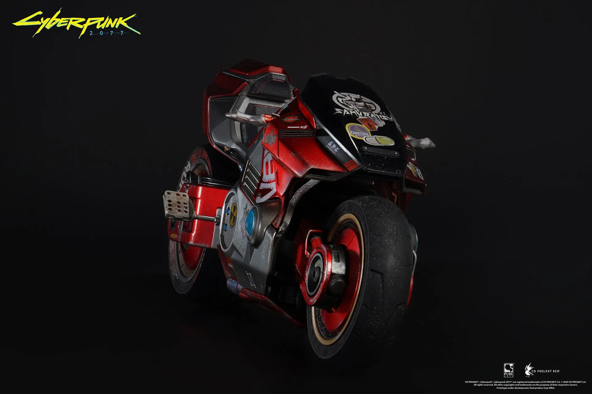 Cyberpunk 2077 1/6 V Figures and Yaiba Kusanagi Motorcycle by Pure Arts