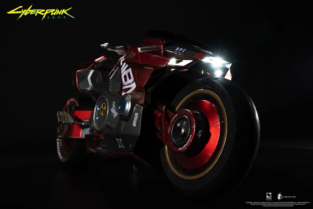 Cyberpunk 2077 1/6 V Figures and Yaiba Kusanagi Motorcycle by Pure Arts