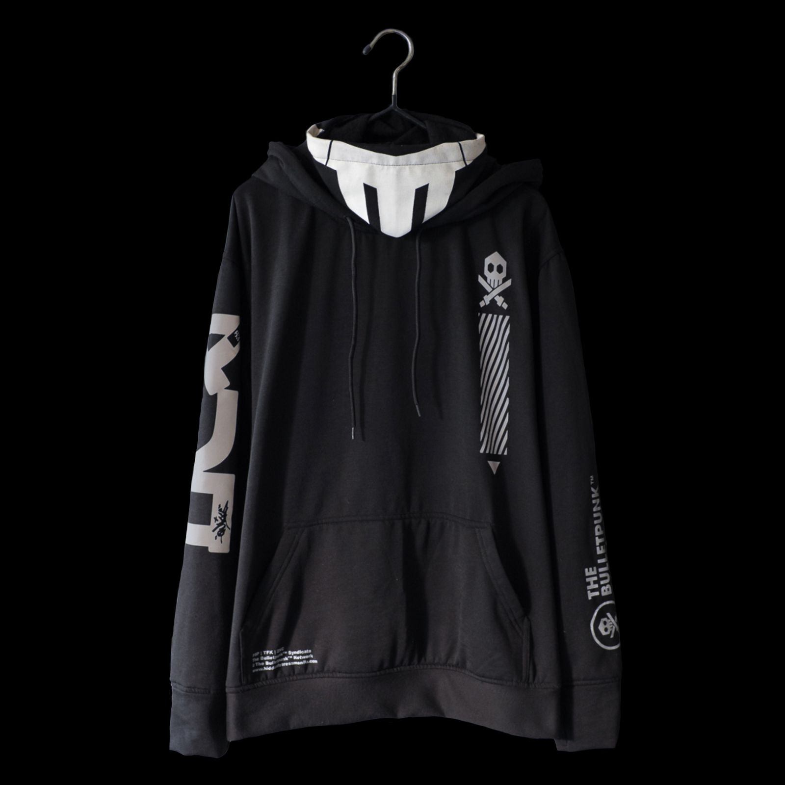 TEQMASK MARIKO X TEQ Black HOODIE by Quiccs X Flipeye