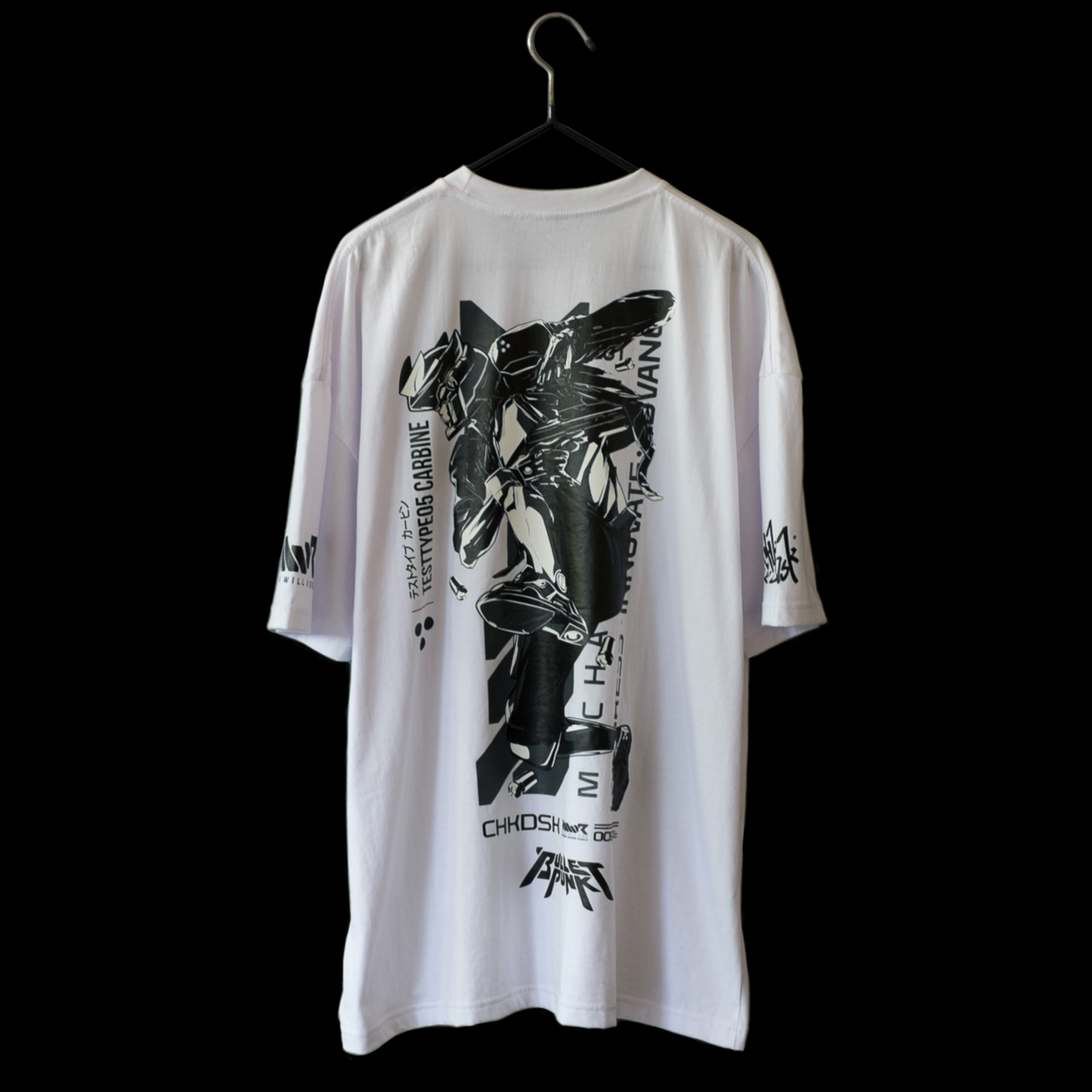 MWR Carbine OG White Tee by CHKDSK x Flipeye x Quiccs