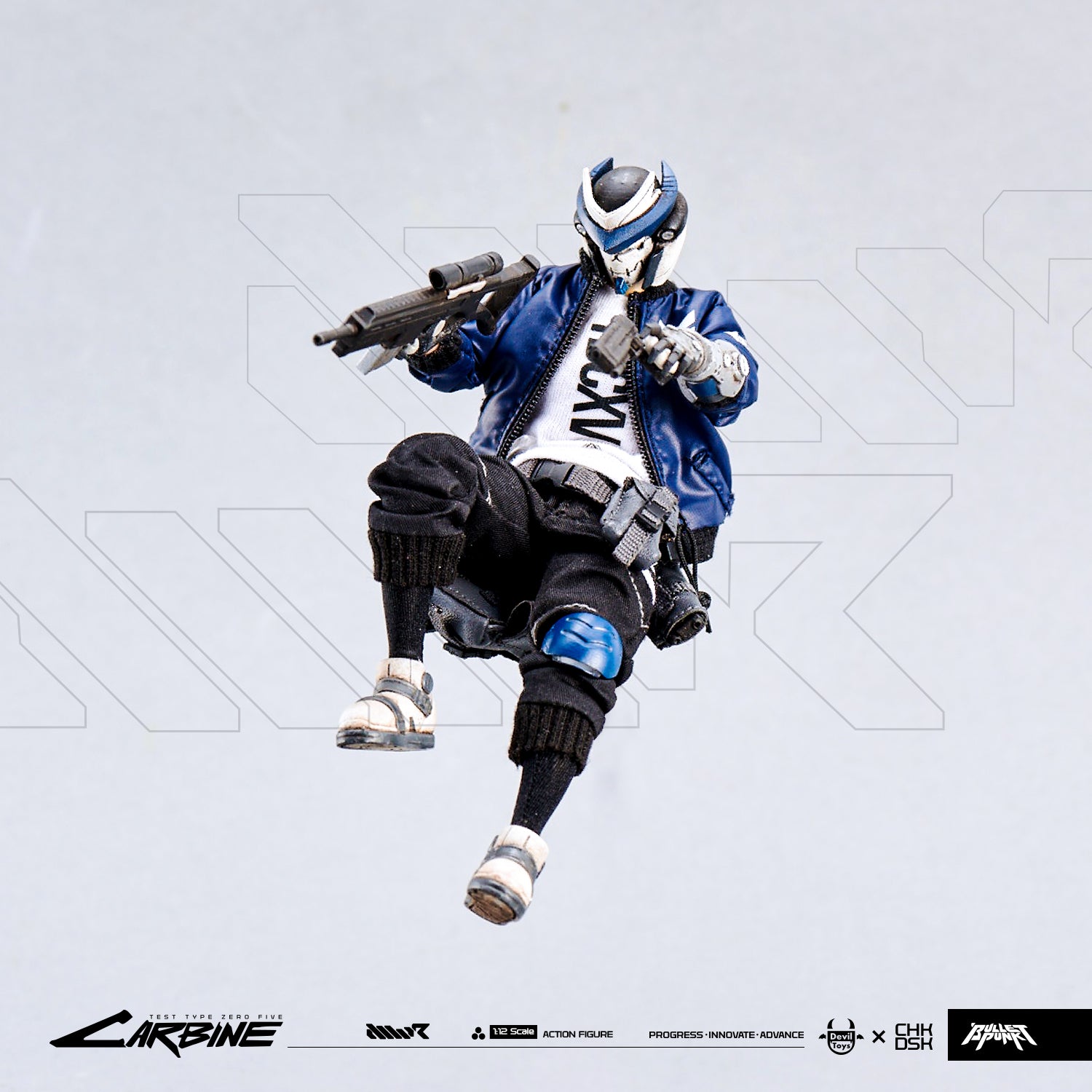 MWR Carbine and DXIII 1/12 Scale Figures by CHKDSK x Devil Toys x Quiccs