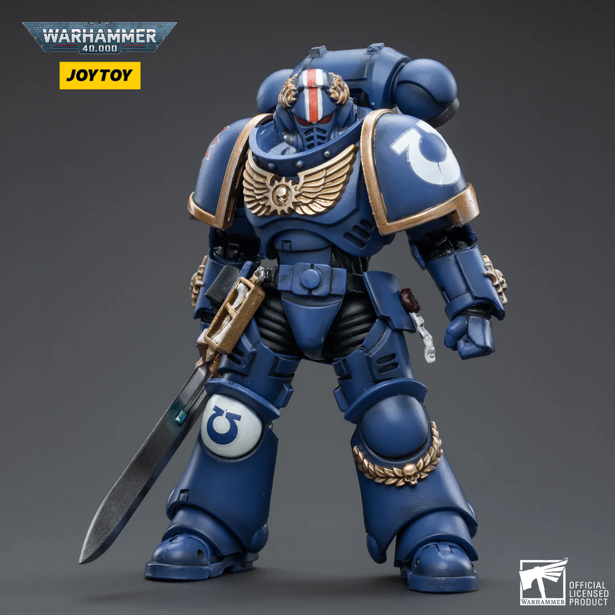 Warhammer 40k Ultramarines Primaris Lieutenant Argaranthe 1/18 Scale Figure by JoyToy