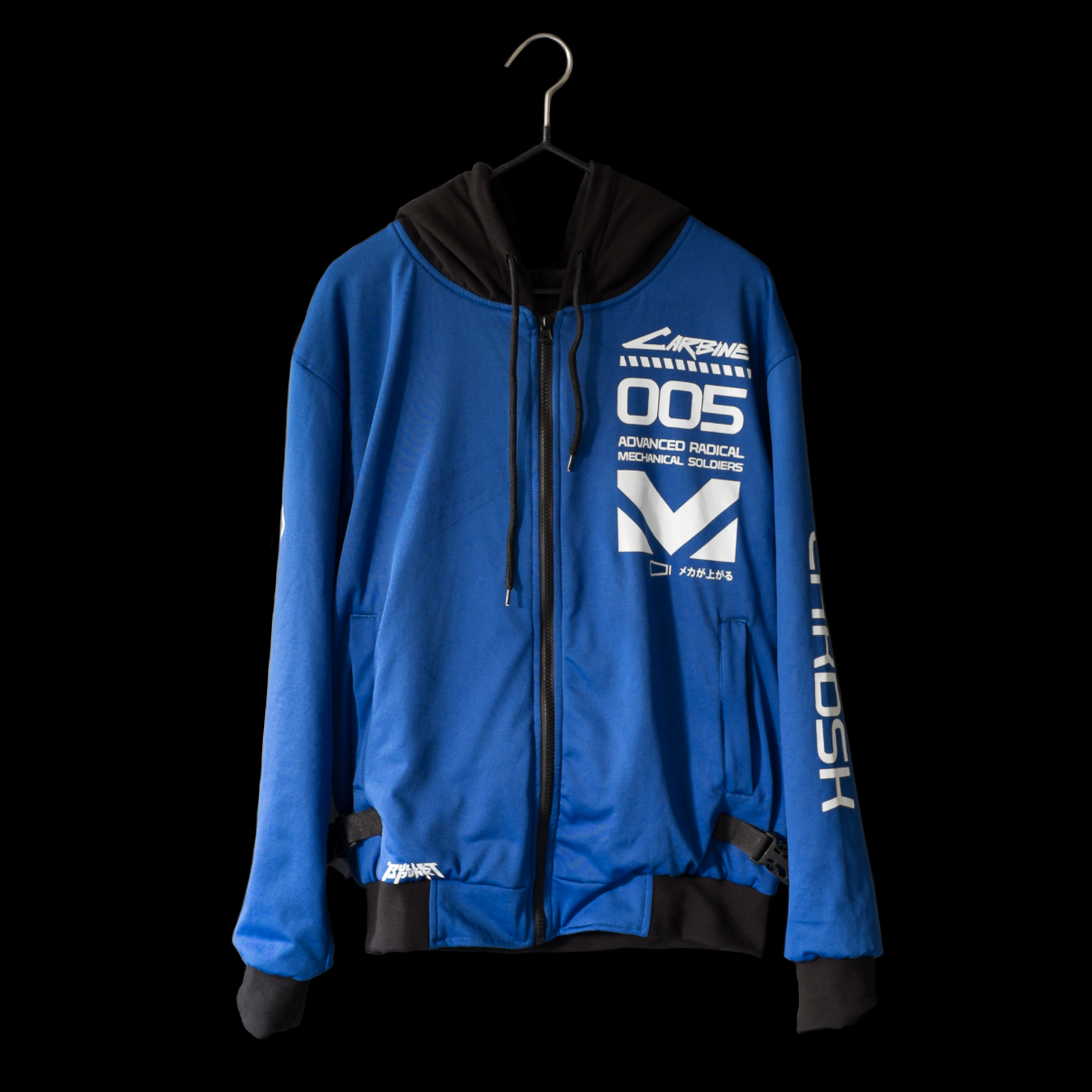 OG BLUE CARBINE Blue Bomber Jacket by CHKDSK x Flipeye X Quiccs