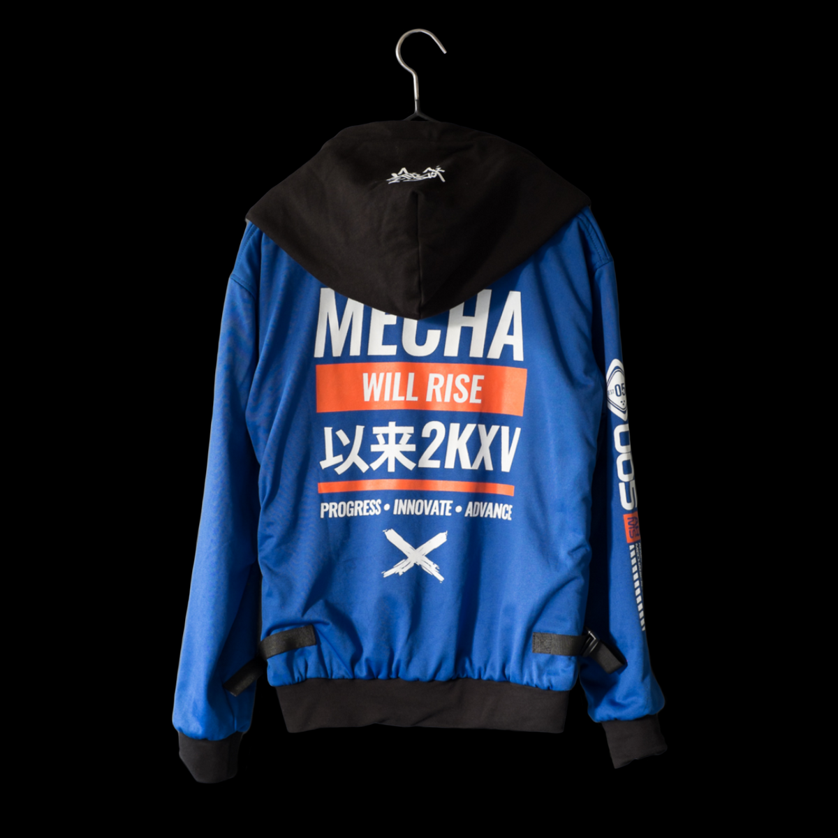 OG BLUE CARBINE Blue Bomber Jacket by CHKDSK x Flipeye X Quiccs