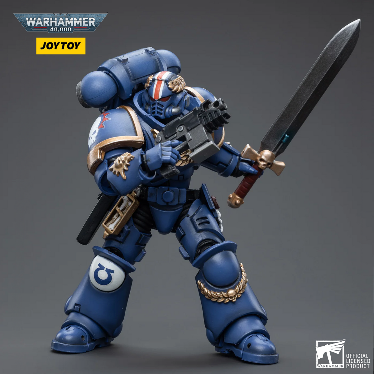 Warhammer 40k Ultramarines Primaris Lieutenant Argaranthe 1/18 Scale Figure by JoyToy