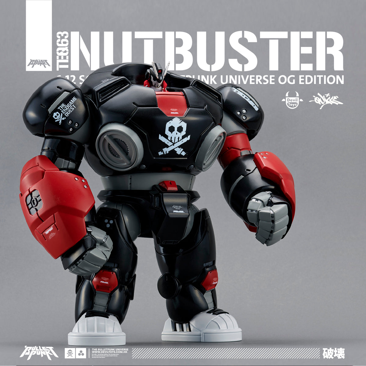 1:12 NUTBUSTER + 1:12 OG Red TEQ63 by Quiccs x Devil Toys
