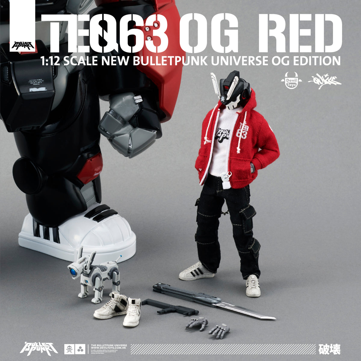 1:12 NUTBUSTER + 1:12 OG Red TEQ63 by Quiccs x Devil Toys