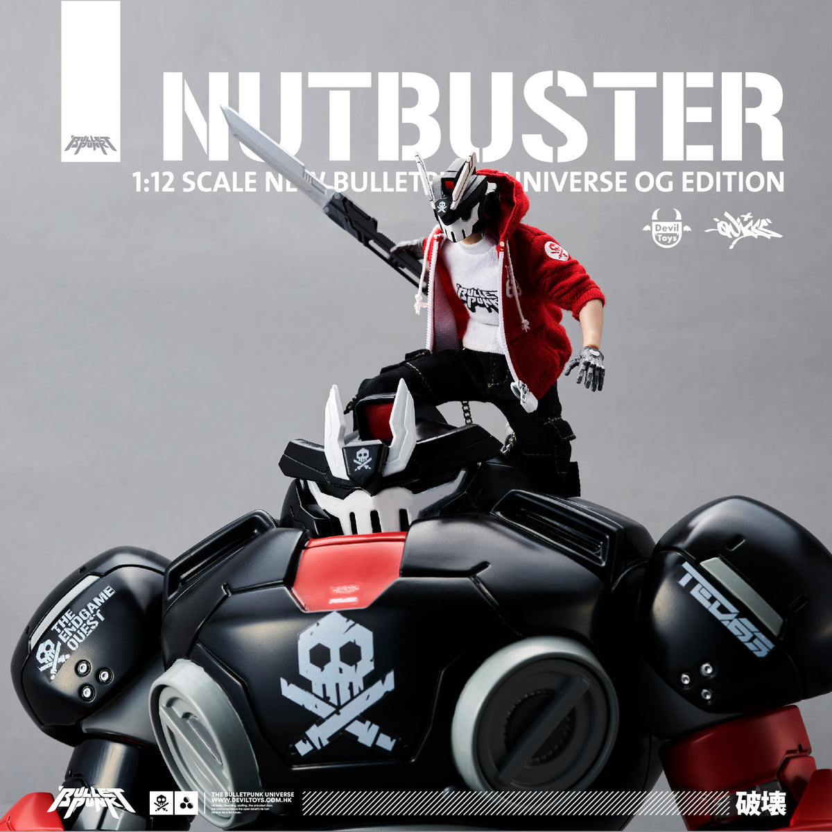 1:12 NUTBUSTER + 1:12 OG Red TEQ63 by Quiccs x Devil Toys